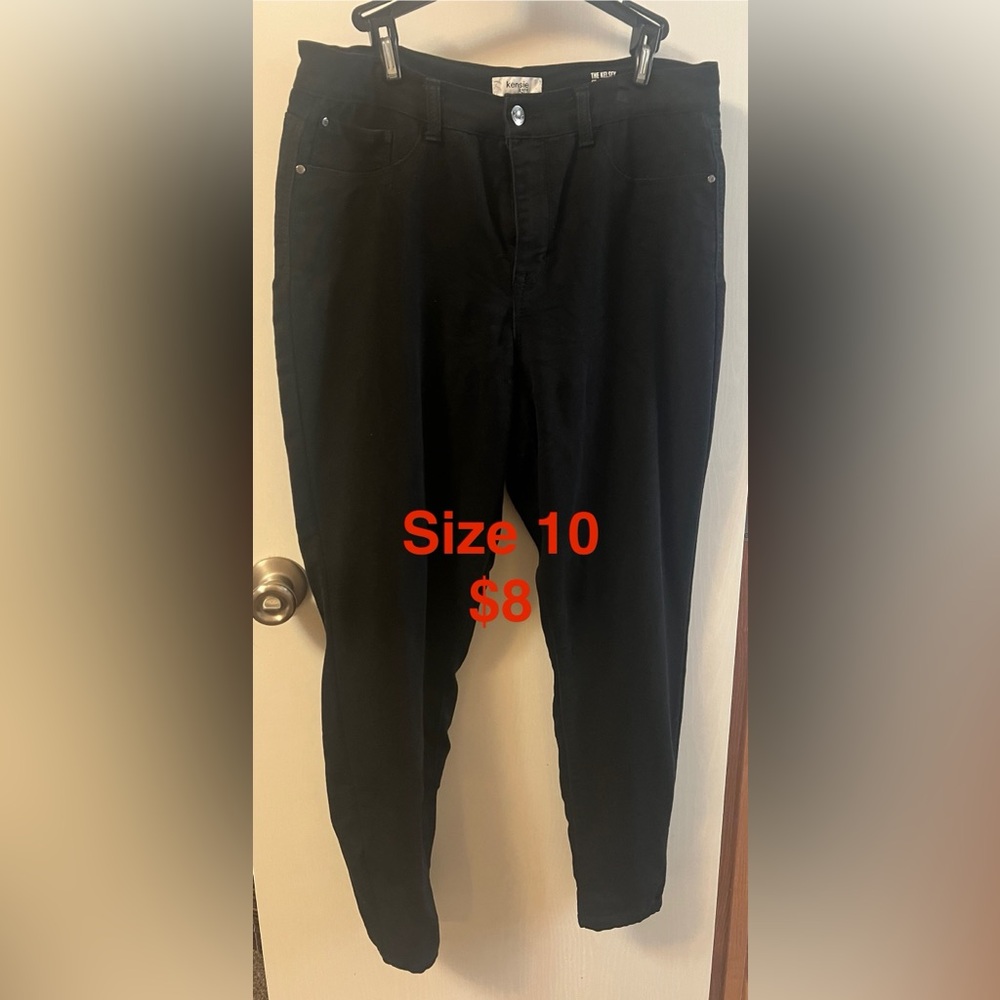 Kensie Black Women's Pants